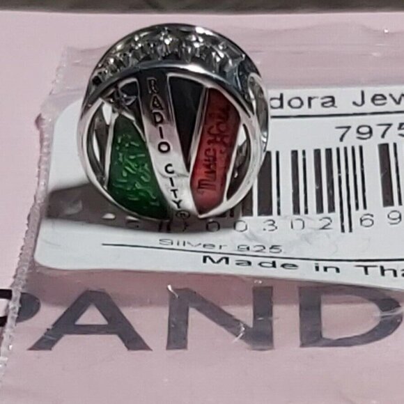 Auth Pandora *RETIRED* Sterling Silver RADIO CITY MUSIC HALL Charm 797549ENMX - Picture 10 of 11